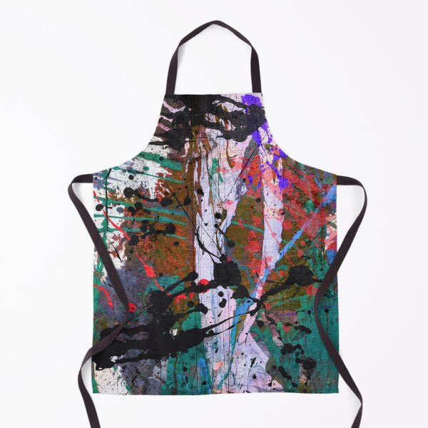 Item preview, Trip Pollock Fan designed and sold by NeonAbstracts.