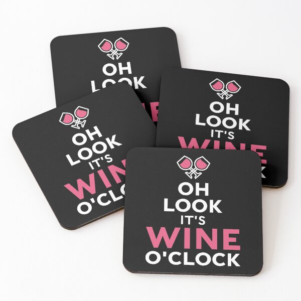 Item preview, Oh Look It's Wine O'clock Funny Wine Drinking Saying designed and sold by Scratches Tees.