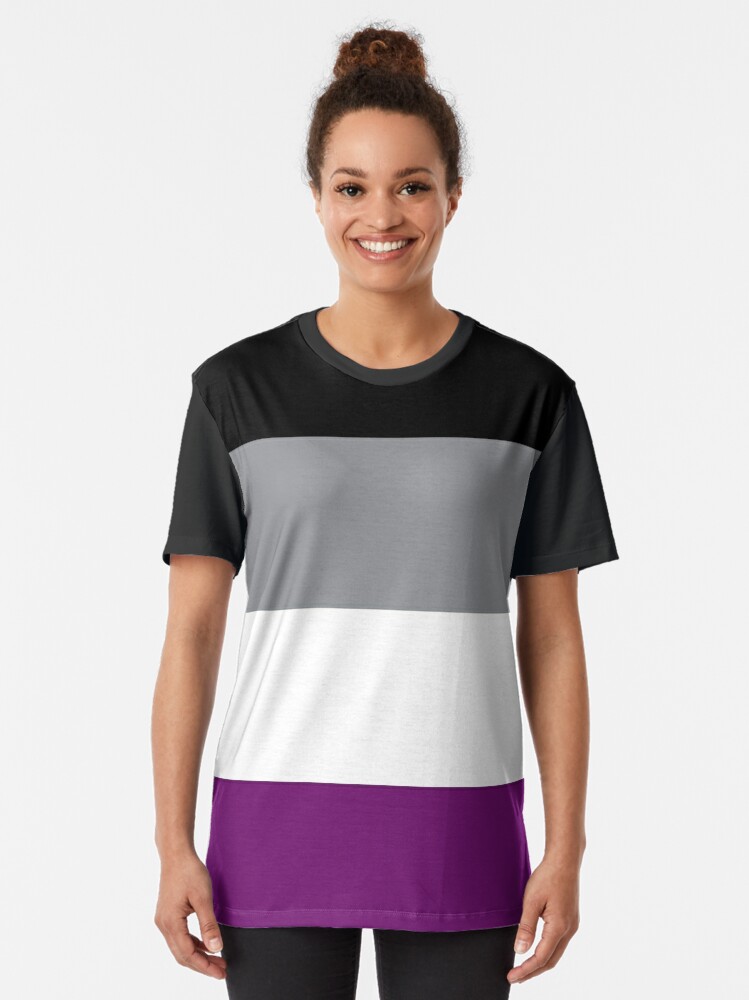 Asexual Pride Flag T Shirt For Sale By Akohai Redbubble Asexual Graphic T Shirts 2454