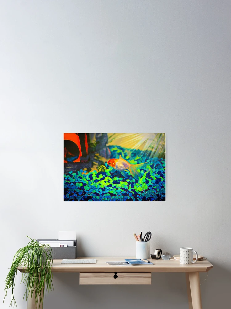 Thumbnail 2 of 3, Poster, Goldfish designed and sold by RakshaSD.