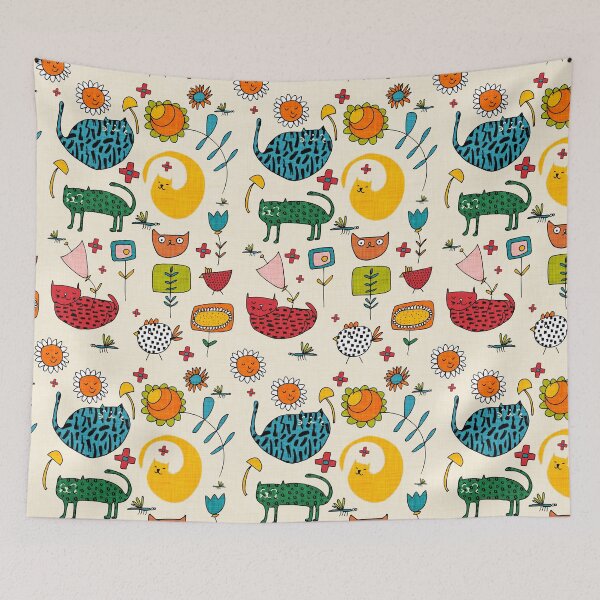 Item preview, Spring Cat Beige designed and sold by susycosta.