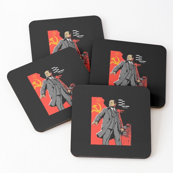 Item preview, Lenin Soviet Propaganda Poster designed and sold by dinosareforever.