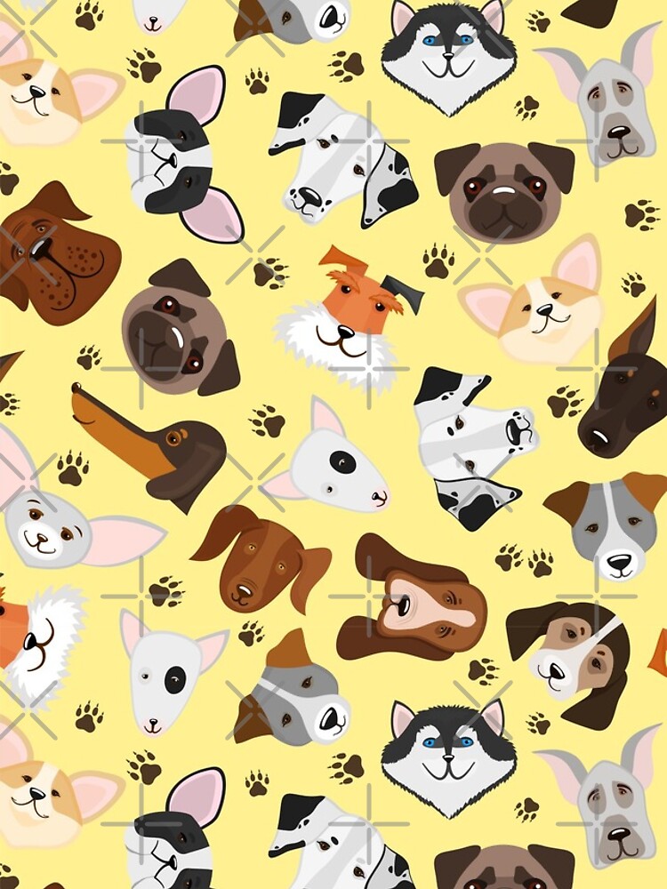 Thumbnail 4 of 4, iPhone Case, Cute Dogs pattern designed and sold by Parveeez.