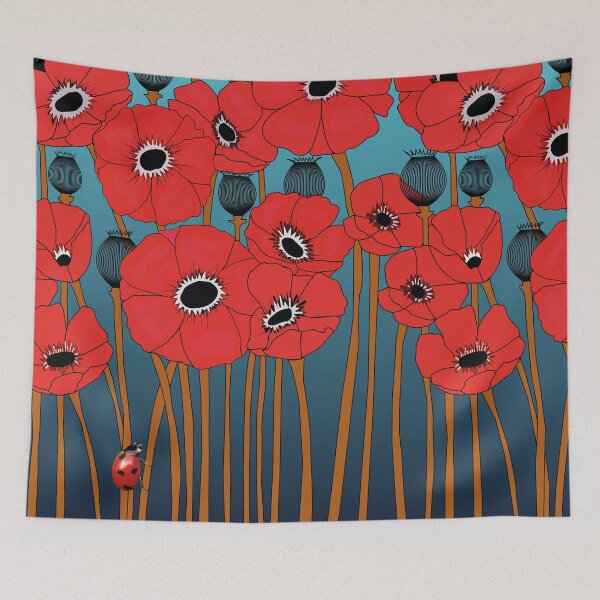 Item preview, Field of poppies designed and sold by Tanya19742000.