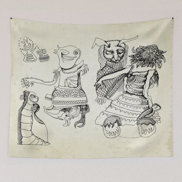 Item preview, Antique print - Monsters and myths 4 designed and sold by MarkOnPaperArt.