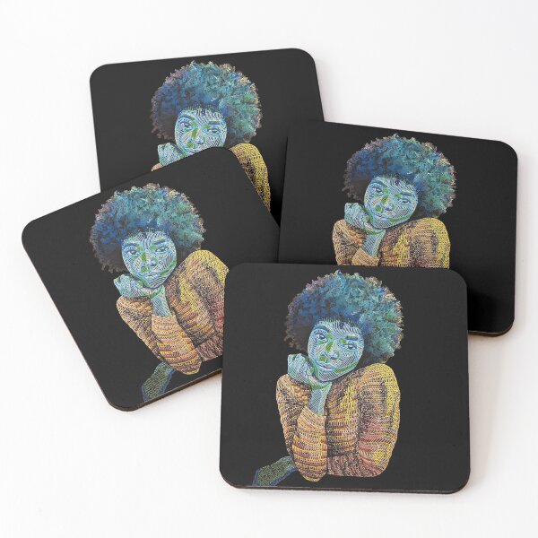 Item preview, Afro Pastel Black Portrait designed and sold by melartsy19.