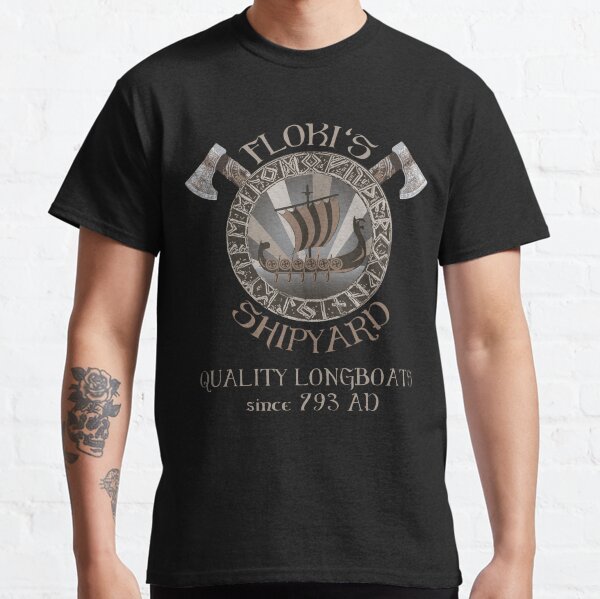 Vikings du chantier naval de Floki T-shirt classique