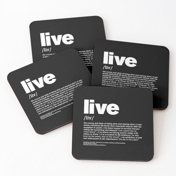 Item preview, Defining LIVE in black designed and sold by Colli13.