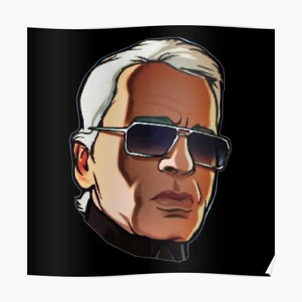 T-shirt Karl Lagerfeld Poster