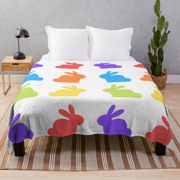 Item preview, Rainbow Coloured Easter Bunnies designed and sold by BlakefourDesign.