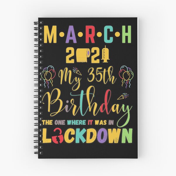 Item preview, March 35th Birthday The One Where It Was In Lockdown 2021 designed and sold by amchtakkosa1.