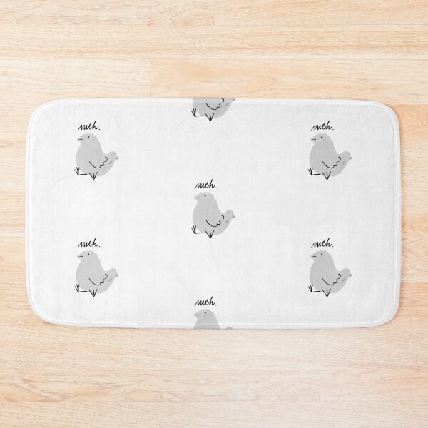 Item preview, Meh - this little grey bird is quite underwhelmed. designed and sold by tostoini.