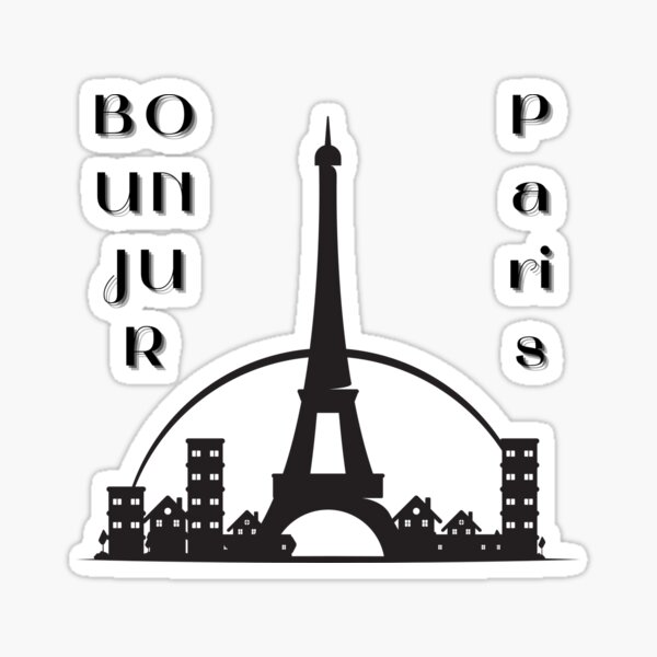 Aperçu de l'œuvre Bounjur, Tour Eiffel Paris créée et vendue par corralmontana.