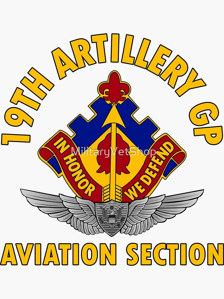 19th Artillery Gp with Crew wings - Aviation Section by MilitaryVetShop