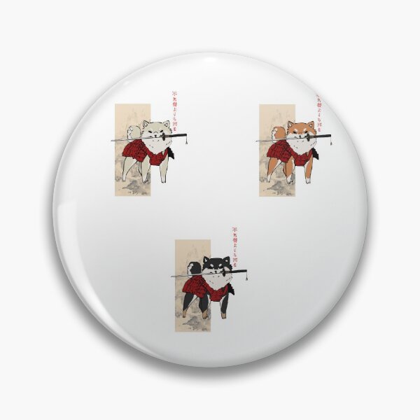 Item preview, Samurai Shiba Sticker Pack designed and sold by Alice Cheng.