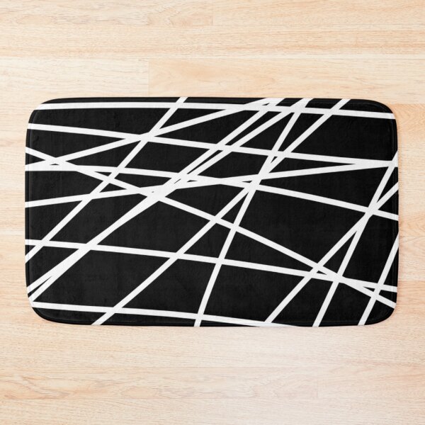 Item preview, Abstract Lines Pattern-White designed and sold by Apartment12.