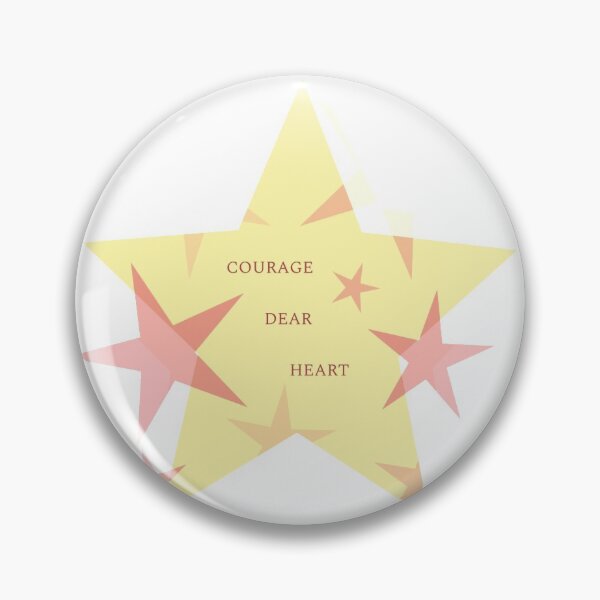 Item preview, Courage Dear Heart Star designed and sold by LouBelleKeppel.