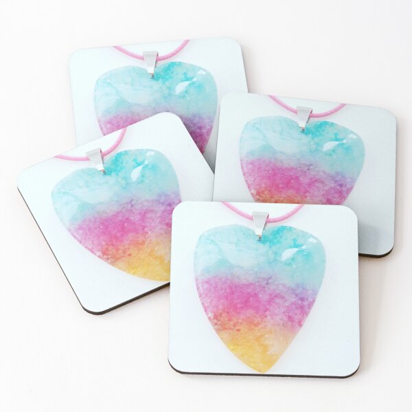 Item preview, Rainbow heart pendant designed and sold by Emma  Amies.