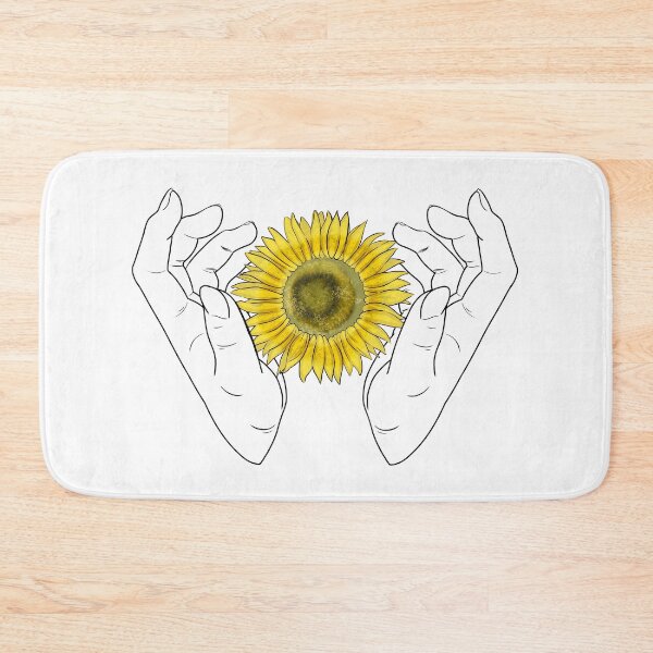 Item preview, Sunflower floating in Hands Design designed and sold by Iljira.