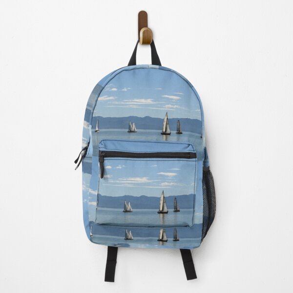 Item preview, Sailboats in blue designed and sold by Jola Martysz.