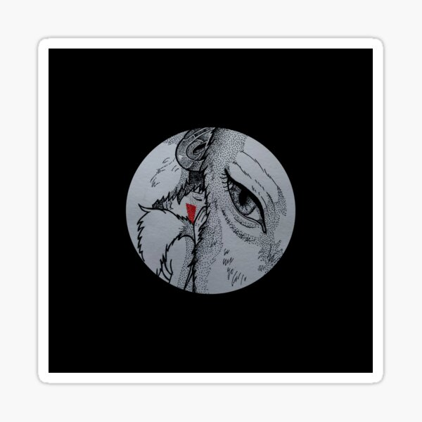 Princesse Mononoke - も の の け 姫 Sticker