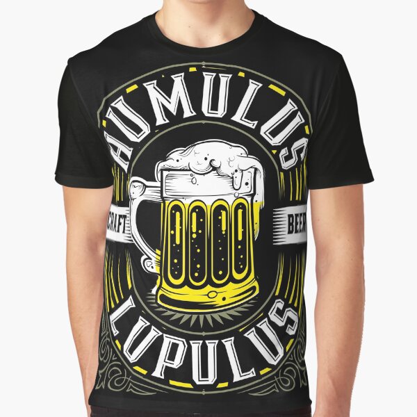 Hoppy beer - Craft beer - Humulus Lupulus Graphic T-Shirt