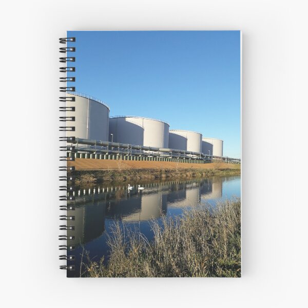 Item preview, Industry and nature. Swans and sugar factory. designed and sold by UnsereWelt.