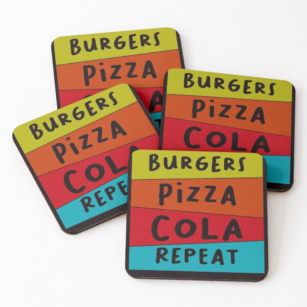 Item preview, Burger Pizza Cola saying designed and sold by Imutobi.