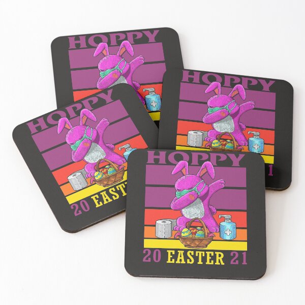 Item preview, BUNNY CUTE FACE MASK DABBING HOPPY EASTER 2021 VINTAGE SHIRT designed and sold by CARDWELL-COWEL.