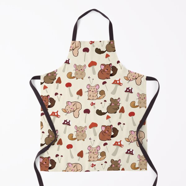 Item preview, Chinchilla- Cute Tan and Red Cartoon Animal Pattern designed and sold by TheRainbowRoom.