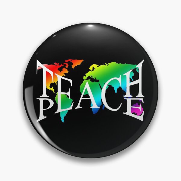 Item preview, Teach Peace I Earth Peace Sign Hippie designed and sold by Amazing Designs.
