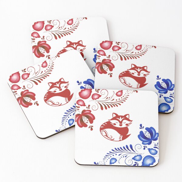 Item preview, Traditional folk ornaments (fox) designed and sold by LA DESIGN.