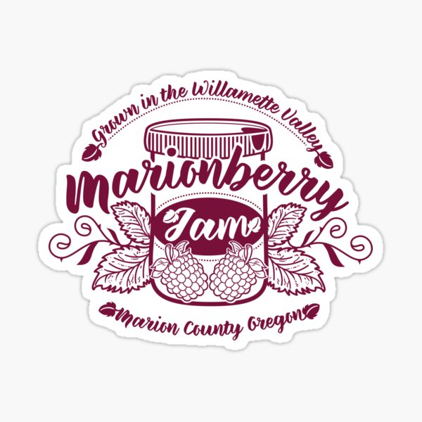 Marionberry Jam Sticker