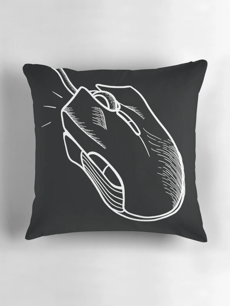 Thumbnail 3 of 4, Pillow, Computer Mouse designed and sold by Ragpamuffin.