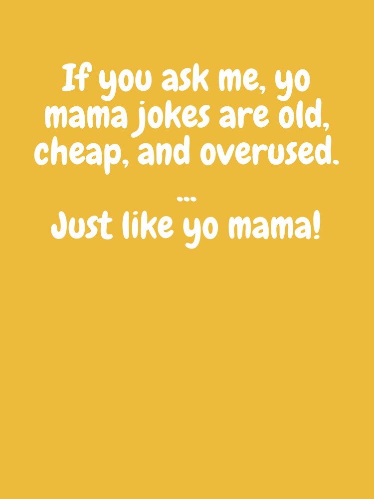 Yo Mama Jokes (@YoMamaJabs) / X
