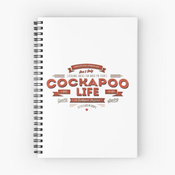 Item preview, Cockapoo Life Vintage (red) designed and sold by CarpenterPhoto.