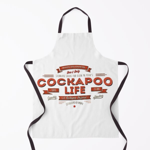 Item preview, Cockapoo Life Vintage (red) designed and sold by CarpenterPhoto.