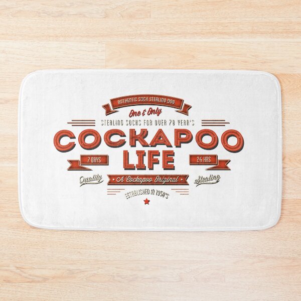 Item preview, Cockapoo Life Vintage (red) designed and sold by CarpenterPhoto.