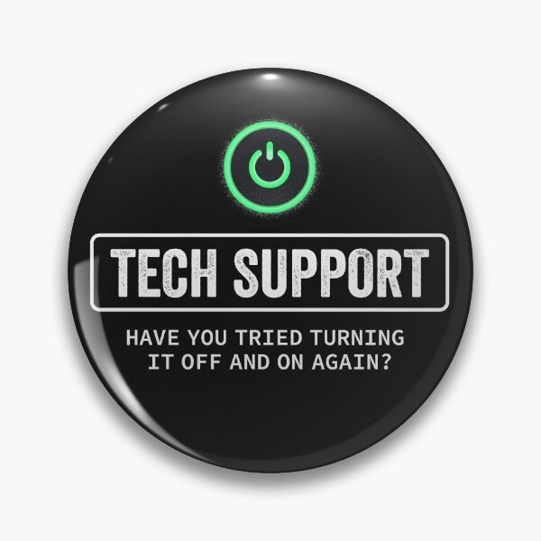 Item preview, Have you tried turning it off and on again - it crowd designed and sold by GeeksUnique.