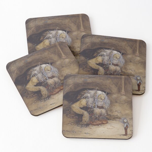 Item preview, Illustration from 'The boy who never was afraid' - John Bauer  designed and sold by LemonbatStudio.