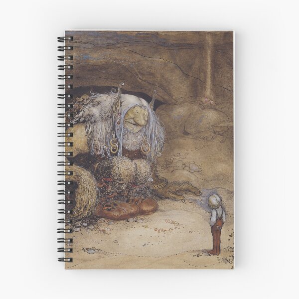 Item preview, Illustration from 'The boy who never was afraid' - John Bauer  designed and sold by LemonbatStudio.
