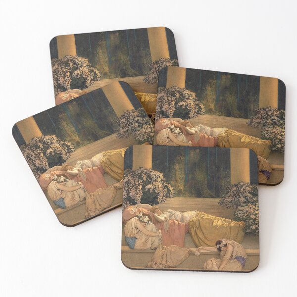 Item preview, Maxfield Parrish. Sleeping Beauty in the wood. designed and sold by likiska.