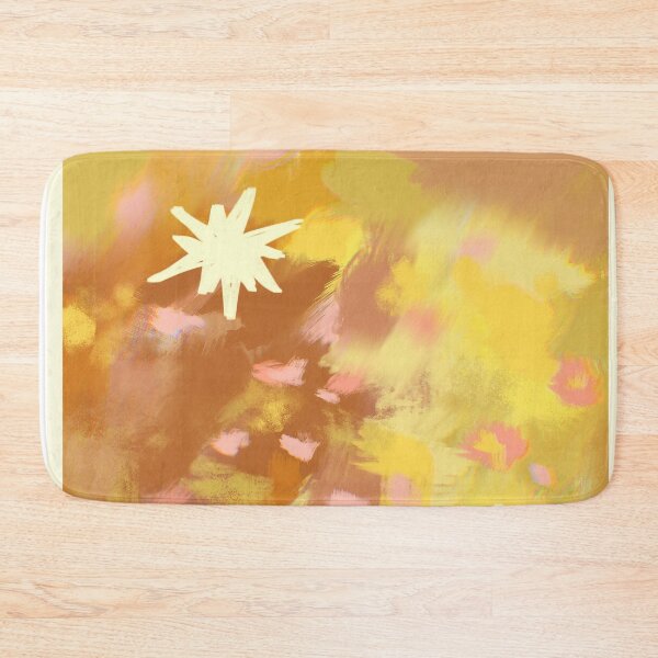 Item preview, Pink and Green Abstract Flowers Illustration   designed and sold by abigail-hempell.