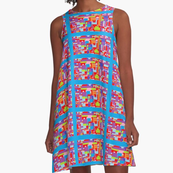 Interesting Abstract A-Line Dress