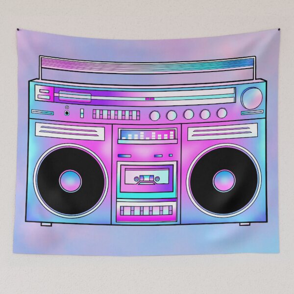 Item preview, Totally Sweet Retro Cotton Candy Boombox designed and sold by Deborah Camp.