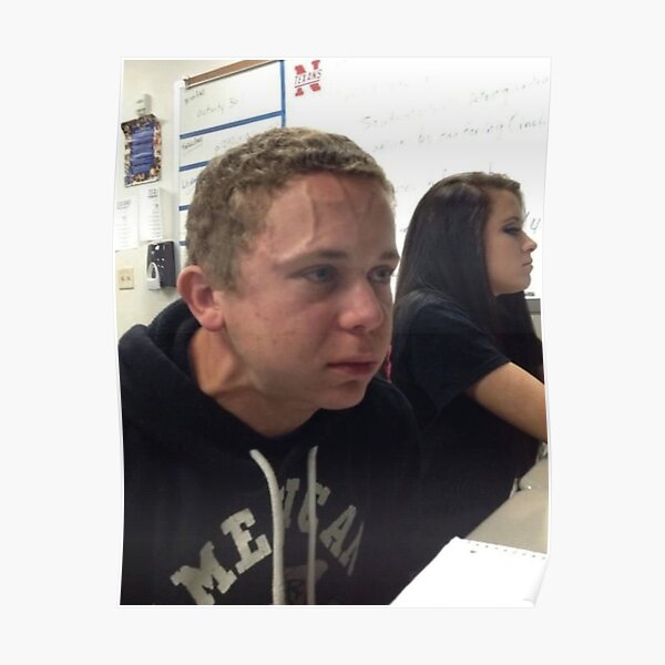 "Vein guy MEME | Trying to hold a fart in class MEME" Poster by Keles