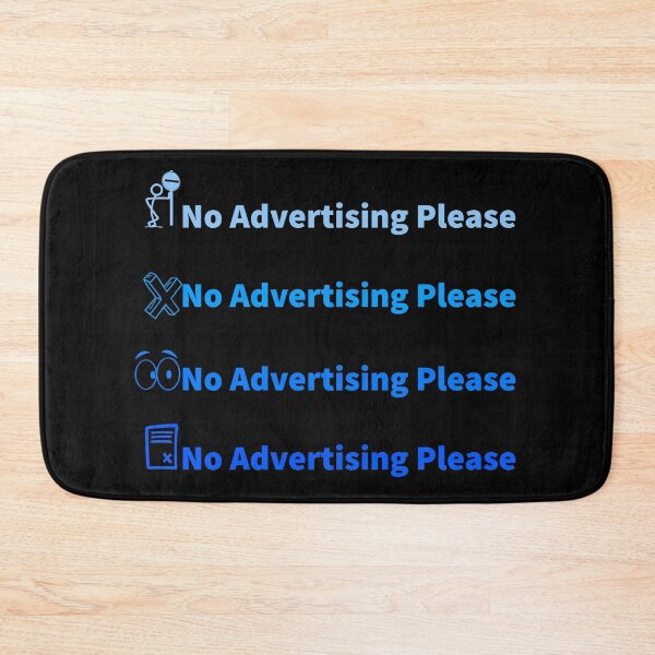 Item preview, Sin publicidad, por favor - Paquete azul designed and sold by Advforester.