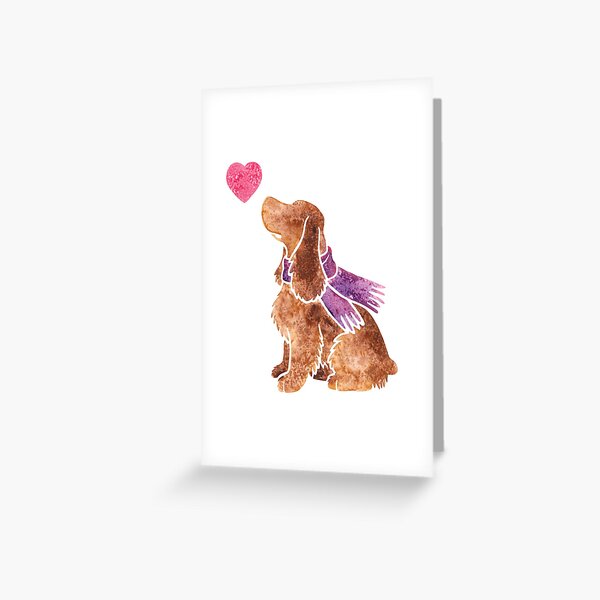 Cocker Spaniel Greeting Cards for Sale | Redbubble