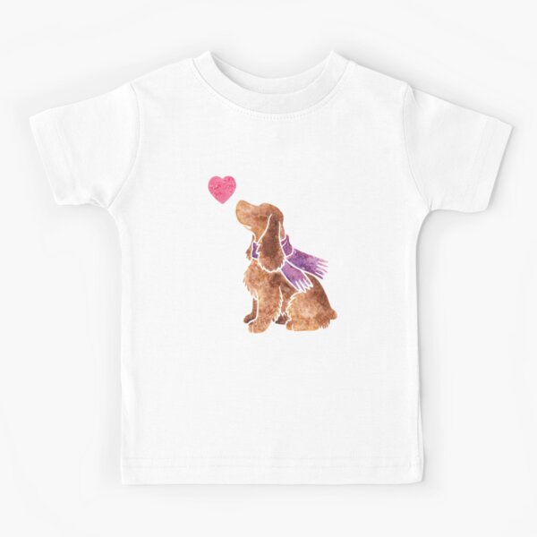 Watercolour spaniel Kids T-Shirt