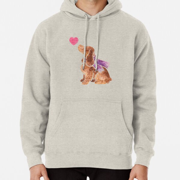 Watercolour spaniel Pullover Hoodie